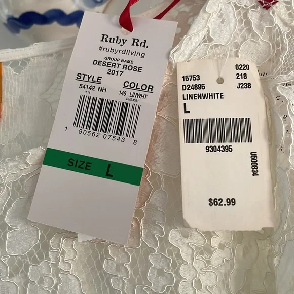 Ruby Red Lace Top - Picture 3 of 5